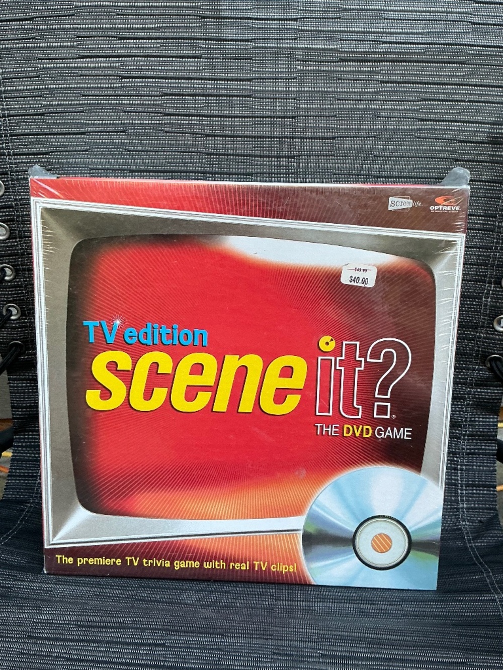 Scene It TV Edition Board Game DVD Trivia Screenlife 2004 New Sealed